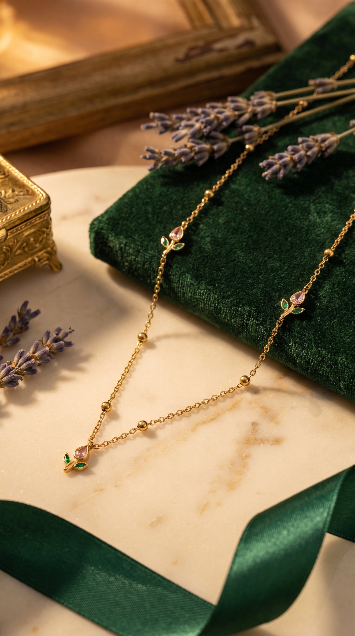 Tulip Anti-Tarnish Necklace