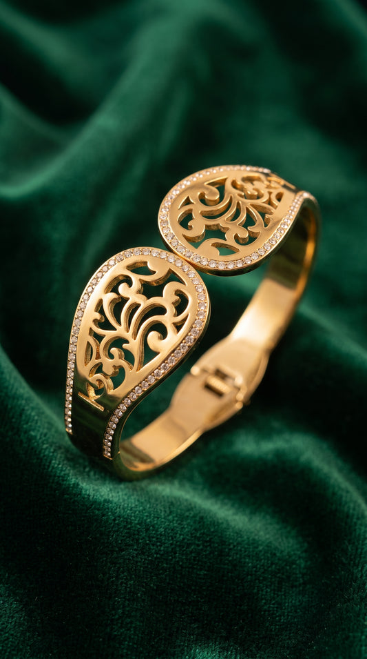 Nianly Jewels Regal Filigree Cuff Bracelet