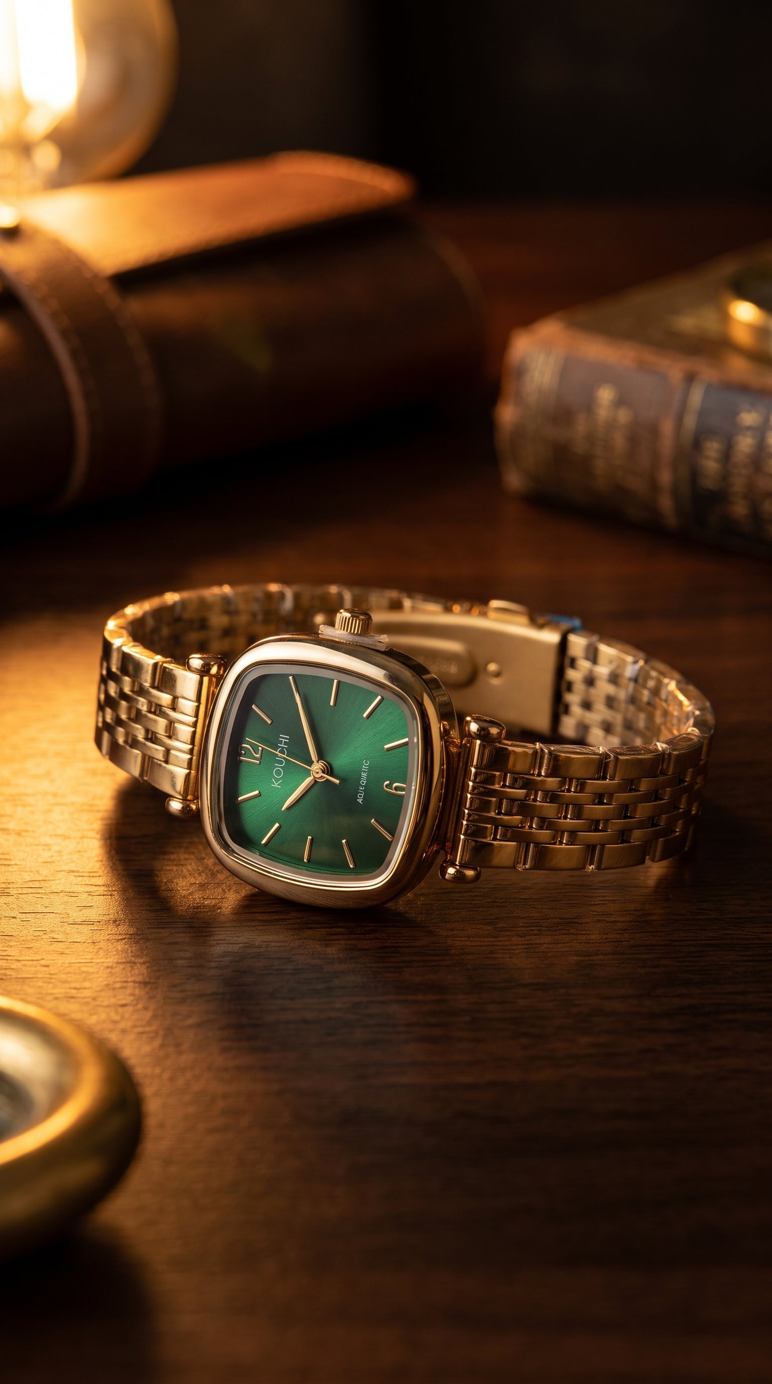 Emerald Luxe Women's Green Watch