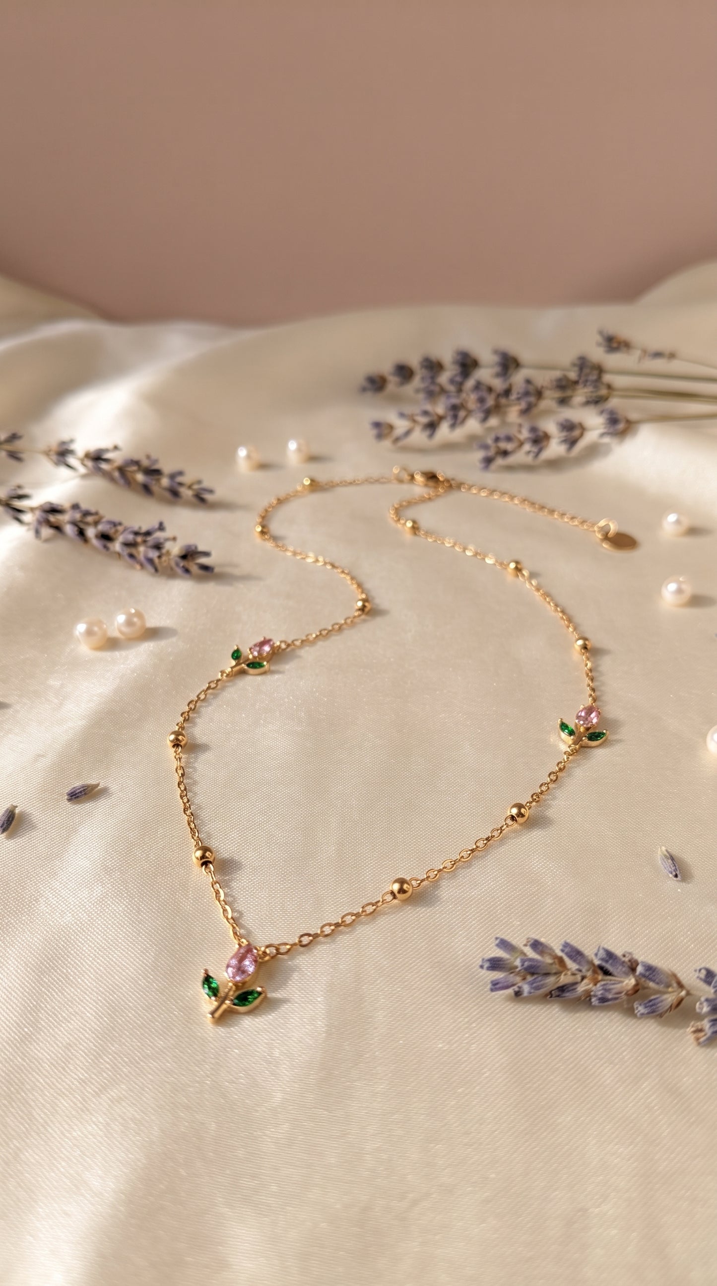 Tulip Anti-Tarnish Necklace