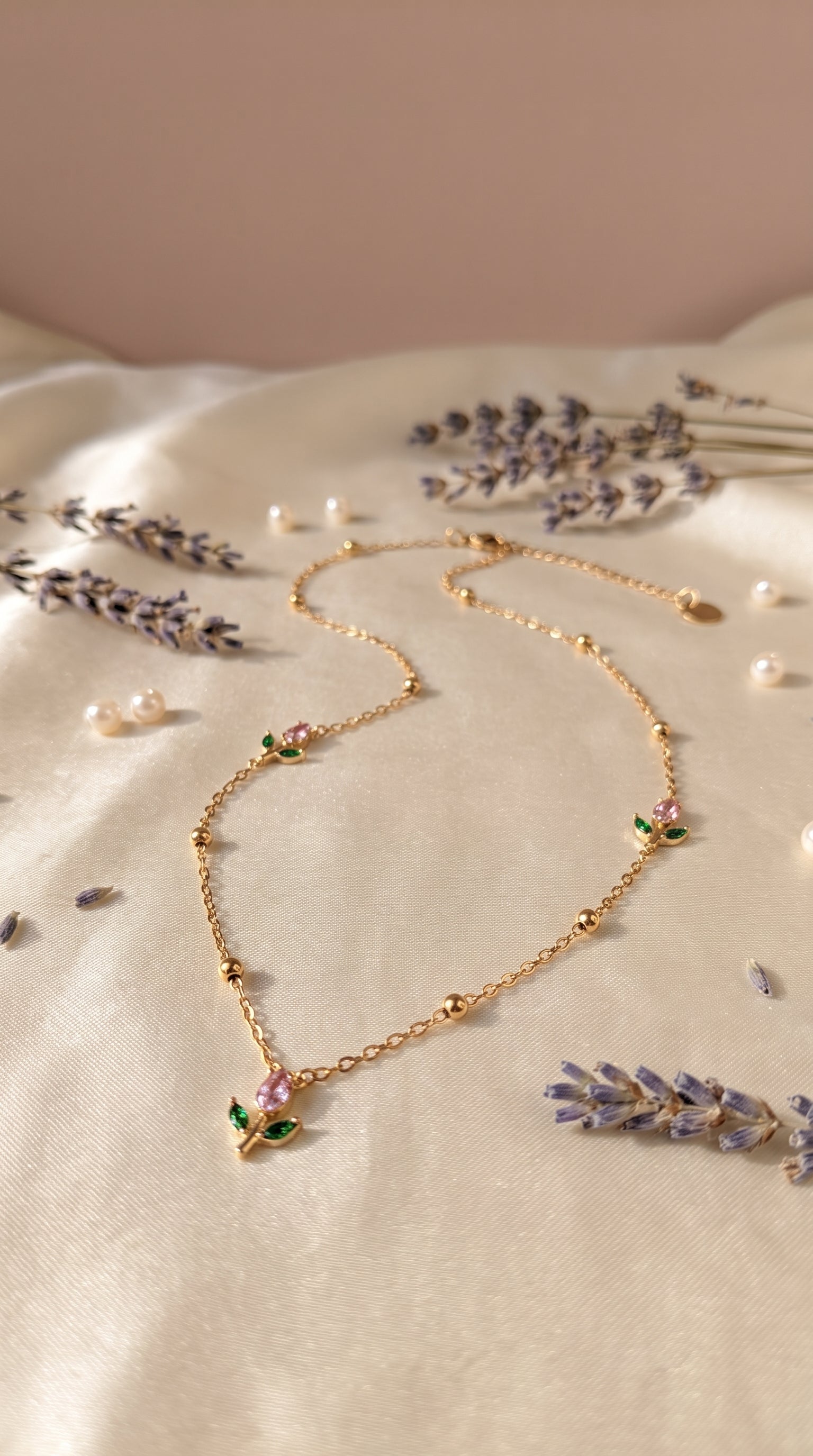 Tulip Anti-Tarnish Necklace