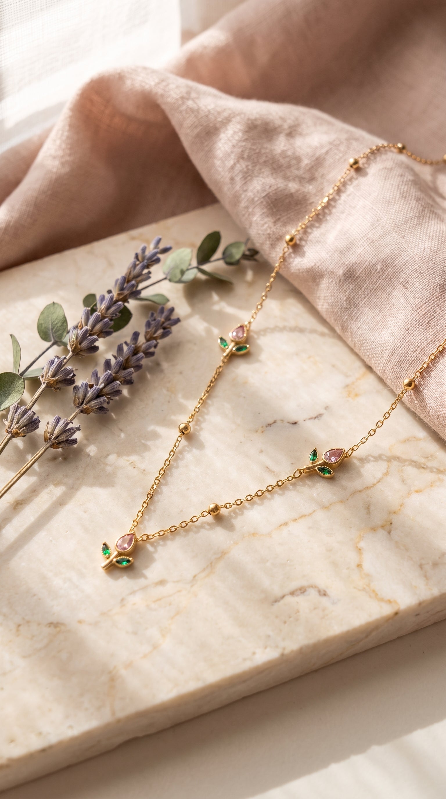 Tulip Anti-Tarnish Necklace