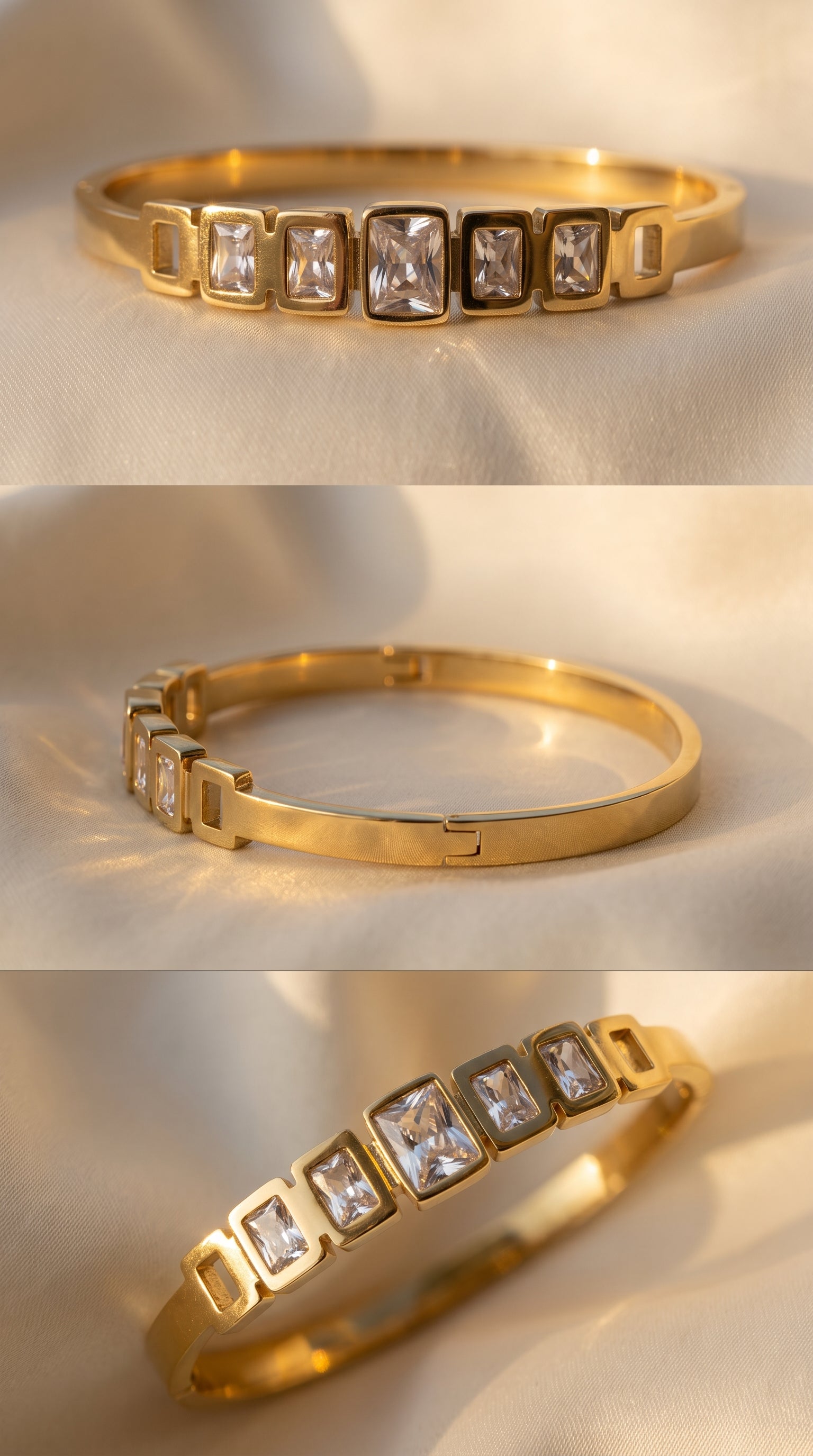 Nianly Jewels Radiant Geo Crystal Bracelet