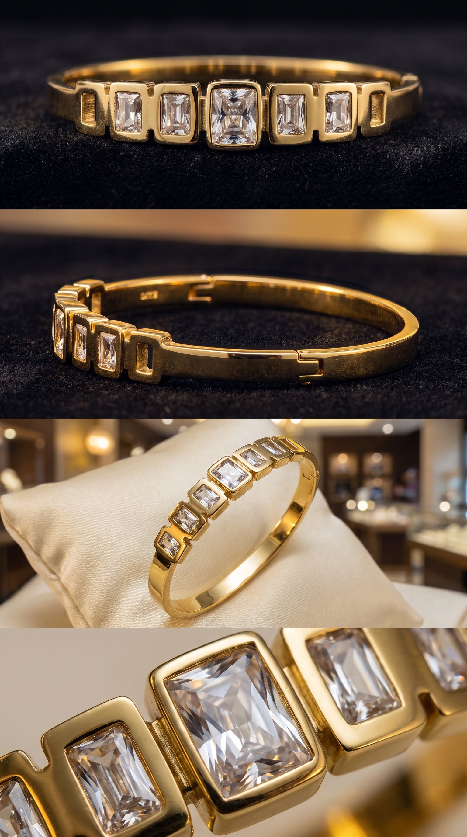 Nianly Jewels Radiant Geo Crystal Bracelet
