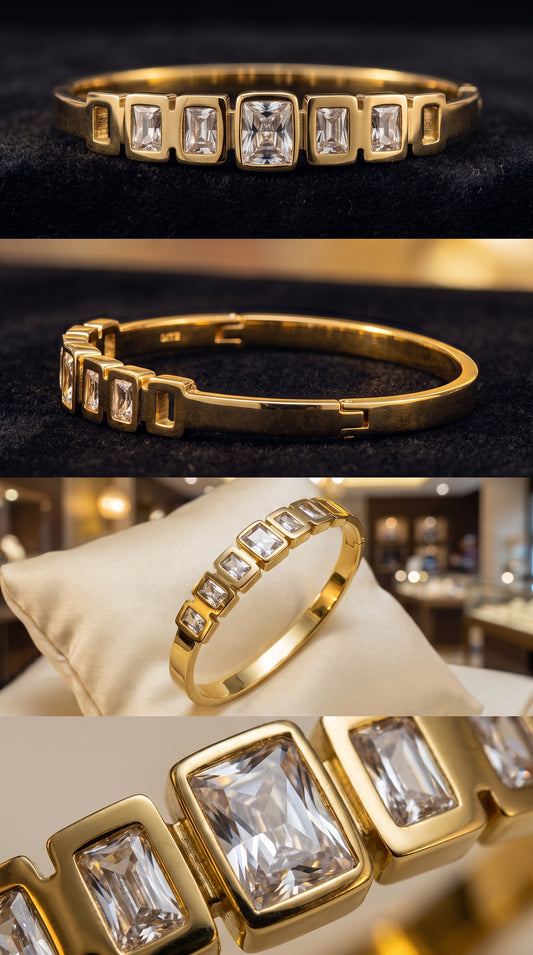 Nianly Jewels Radiant Geo Crystal Bracelet