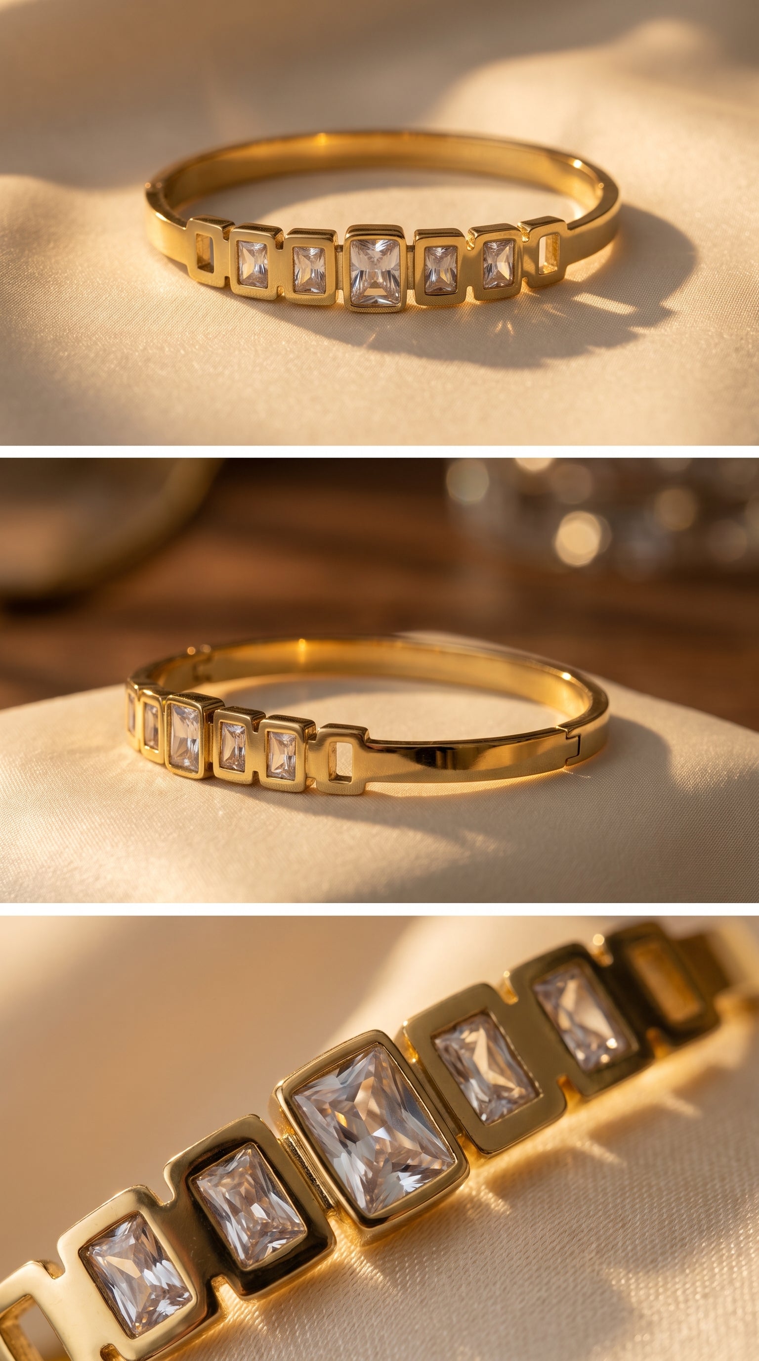 Nianly Jewels Radiant Geo Crystal Bracelet