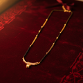 Classic Crescent Charm Mangalsutra(ANTI TARNISH)