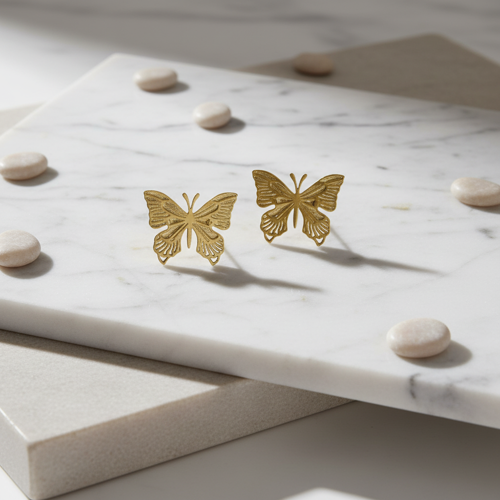 Whimsical Butterfly Studs(ANTI TARNISH)