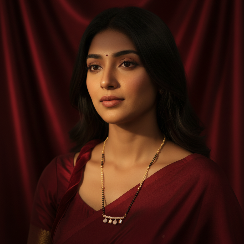 Graceful Mangalsutra Necklace(ANTI TARNISH)