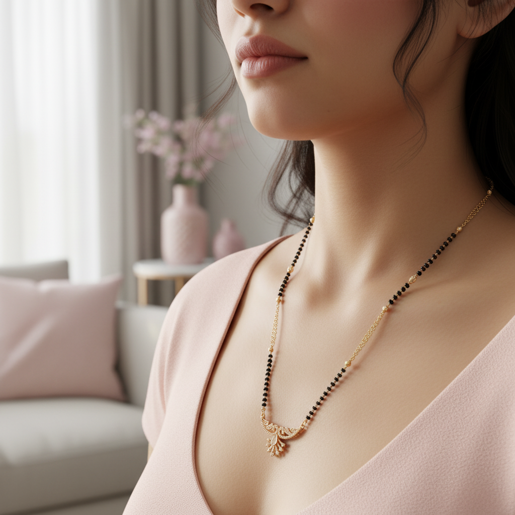 Classic Traditional Mangalsutra(ANTI TARNISH)