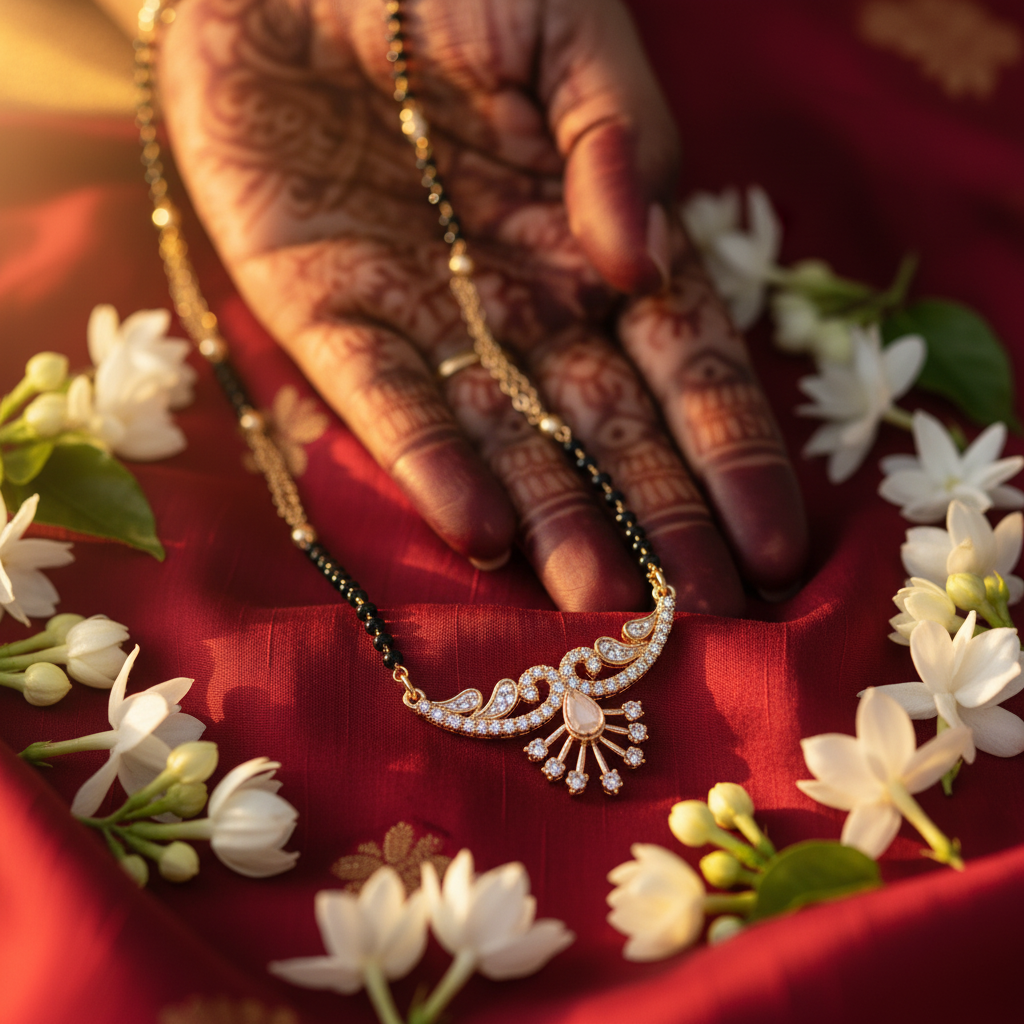 Classic Traditional Mangalsutra(ANTI TARNISH)