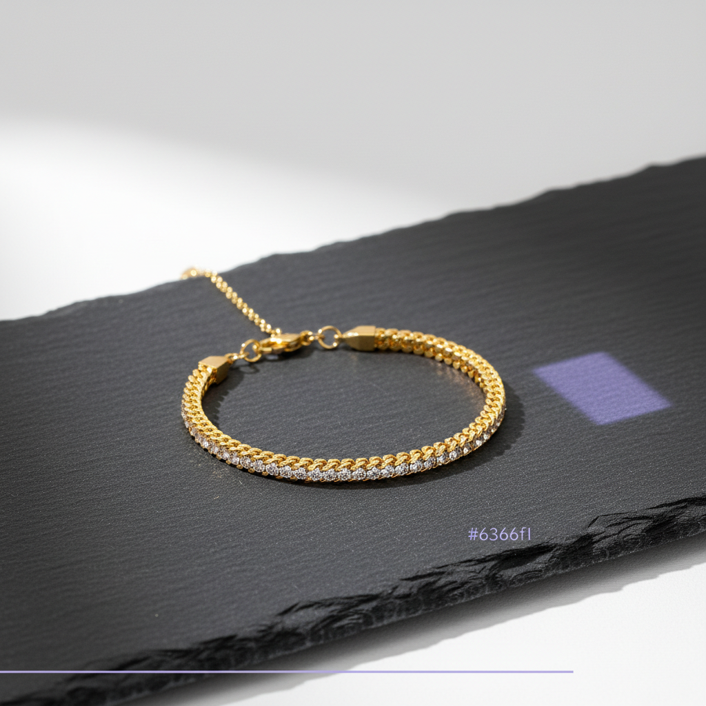 Radiant Crystal Tennis Bracelet(ANTI TARNISH)
