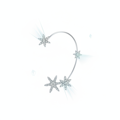 Sparkling Starlit Ear Cuff