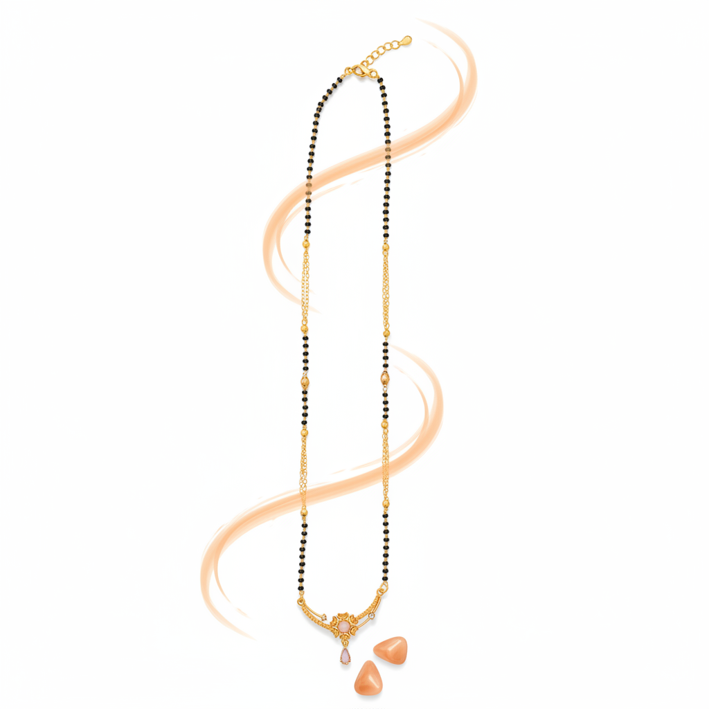 Minimalist Designer Mangalsutra(ANTI TARNISH)