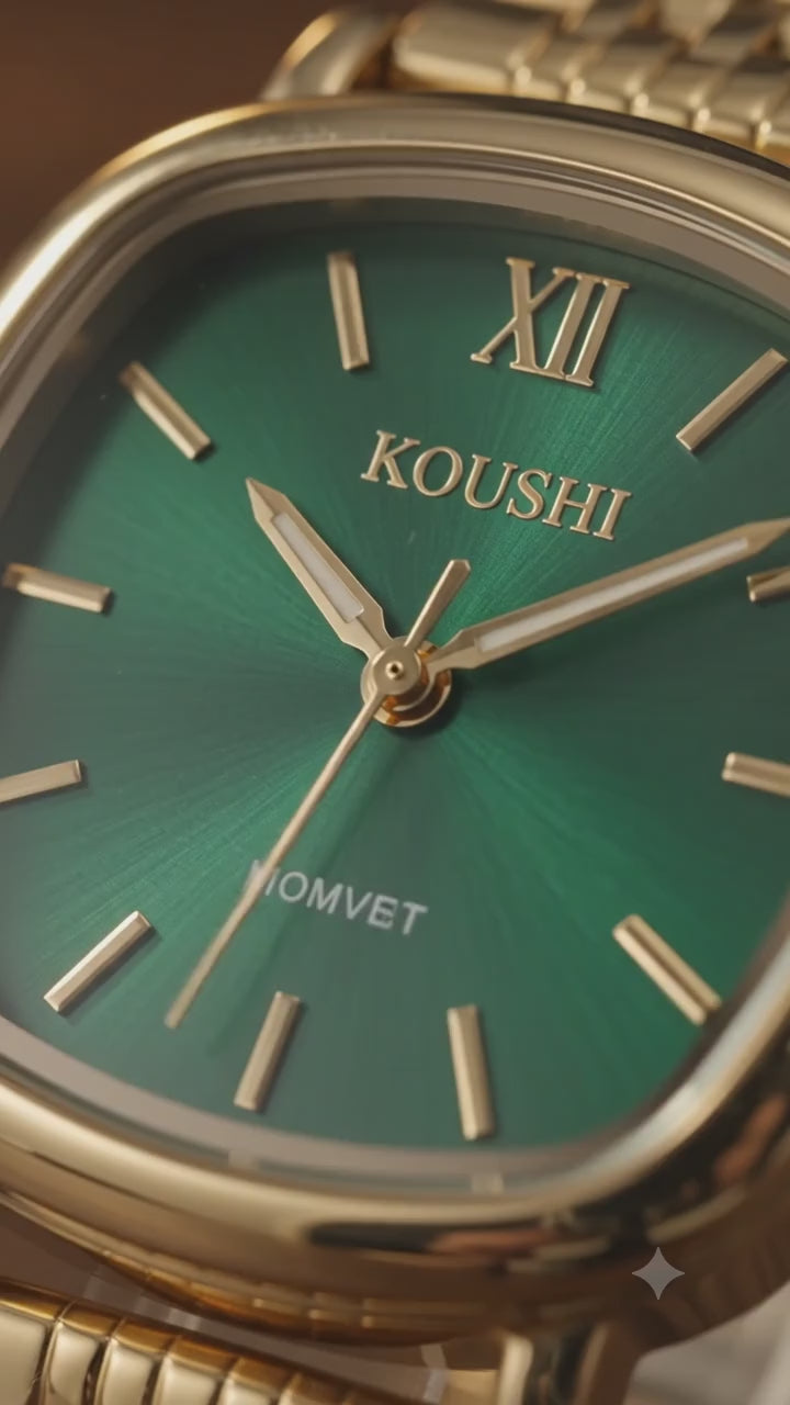 Emerald Luxe Women's Green Watch