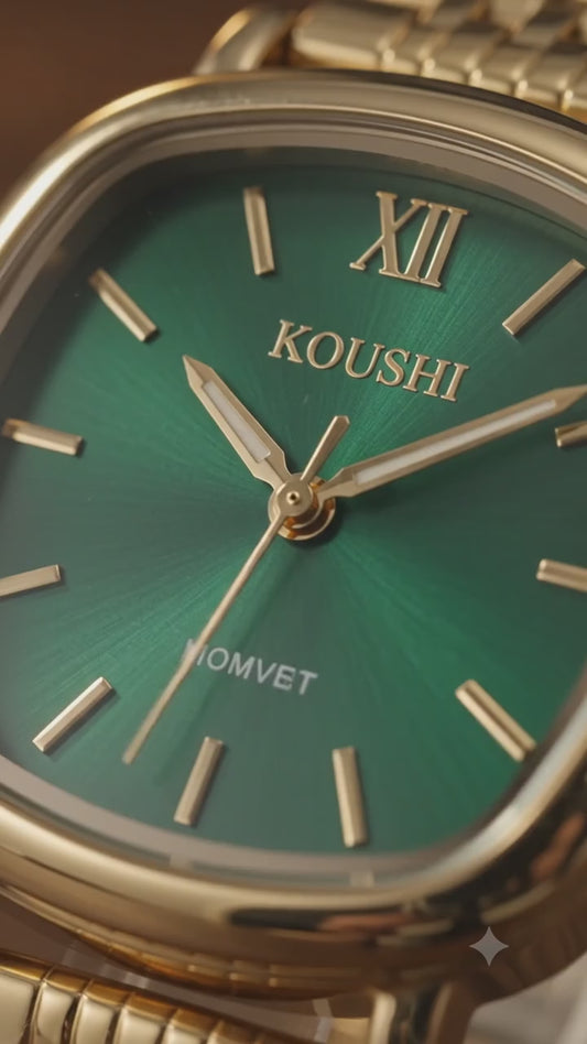 Emerald Luxe Women's Green Watch